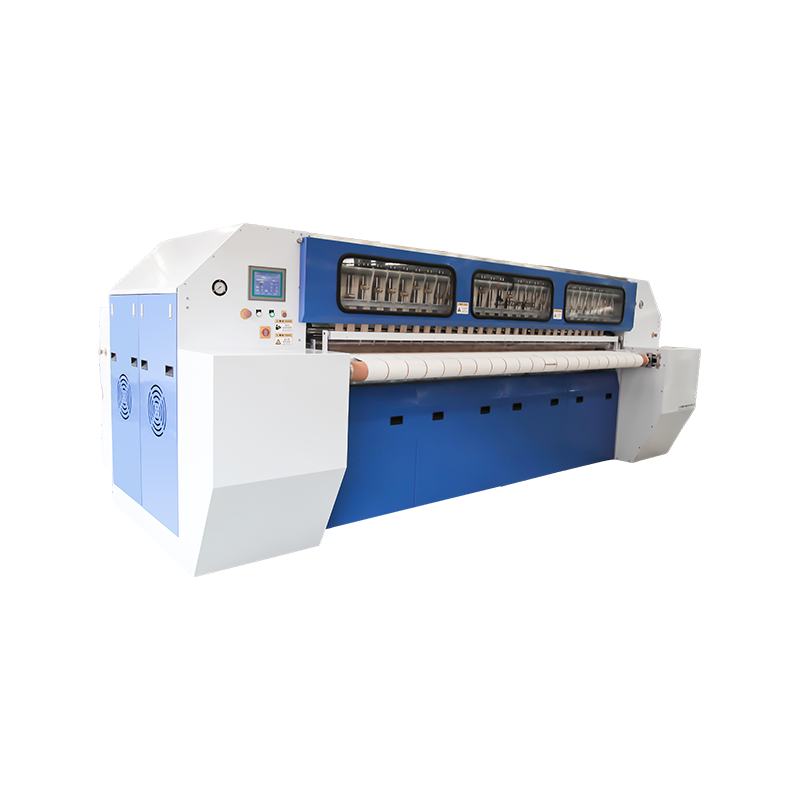 Intelligent kontroll chest ironer med dubbla kistor Single Roll